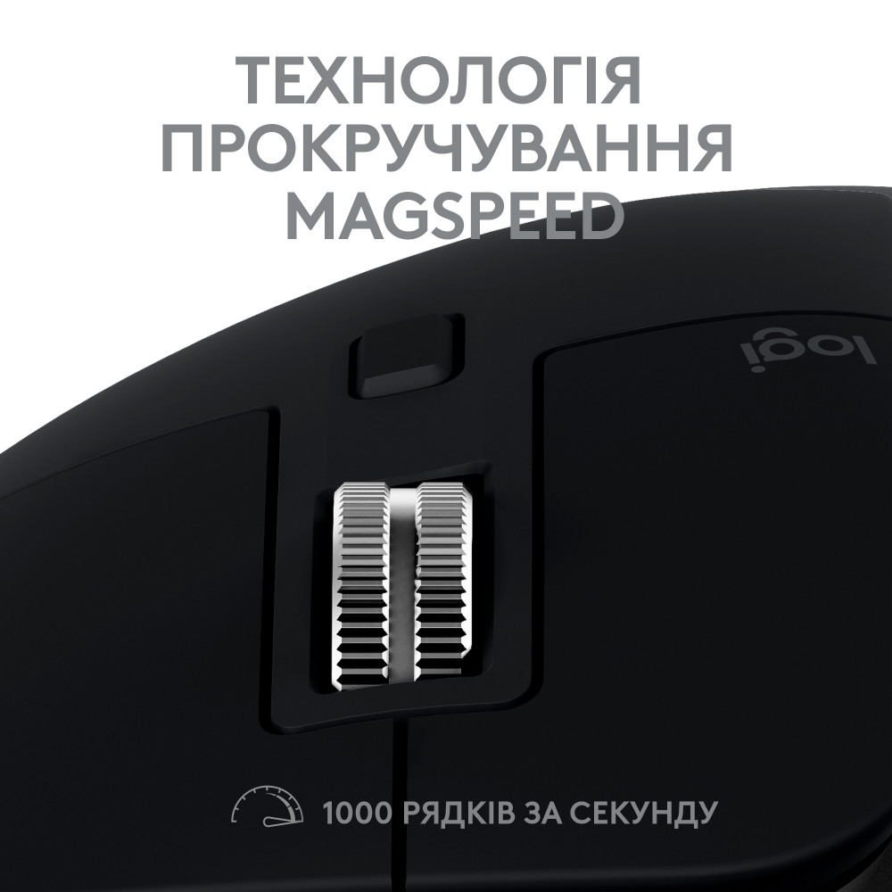 Мышь Bluetooth Logitech MX Master 3S для Mac Space Grey (910-006571)