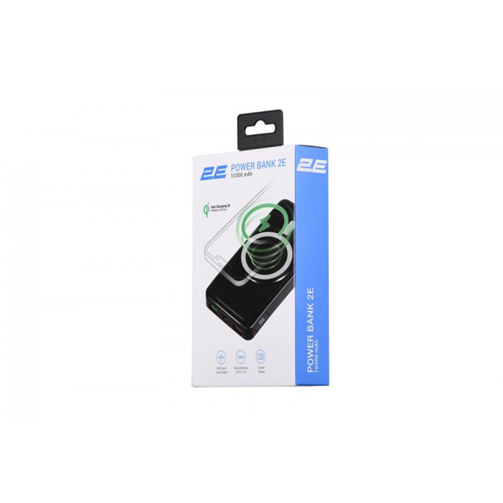 Універсальна мобільна батарея 2E 10000mAh Black (2E-PB1001-BLACK)