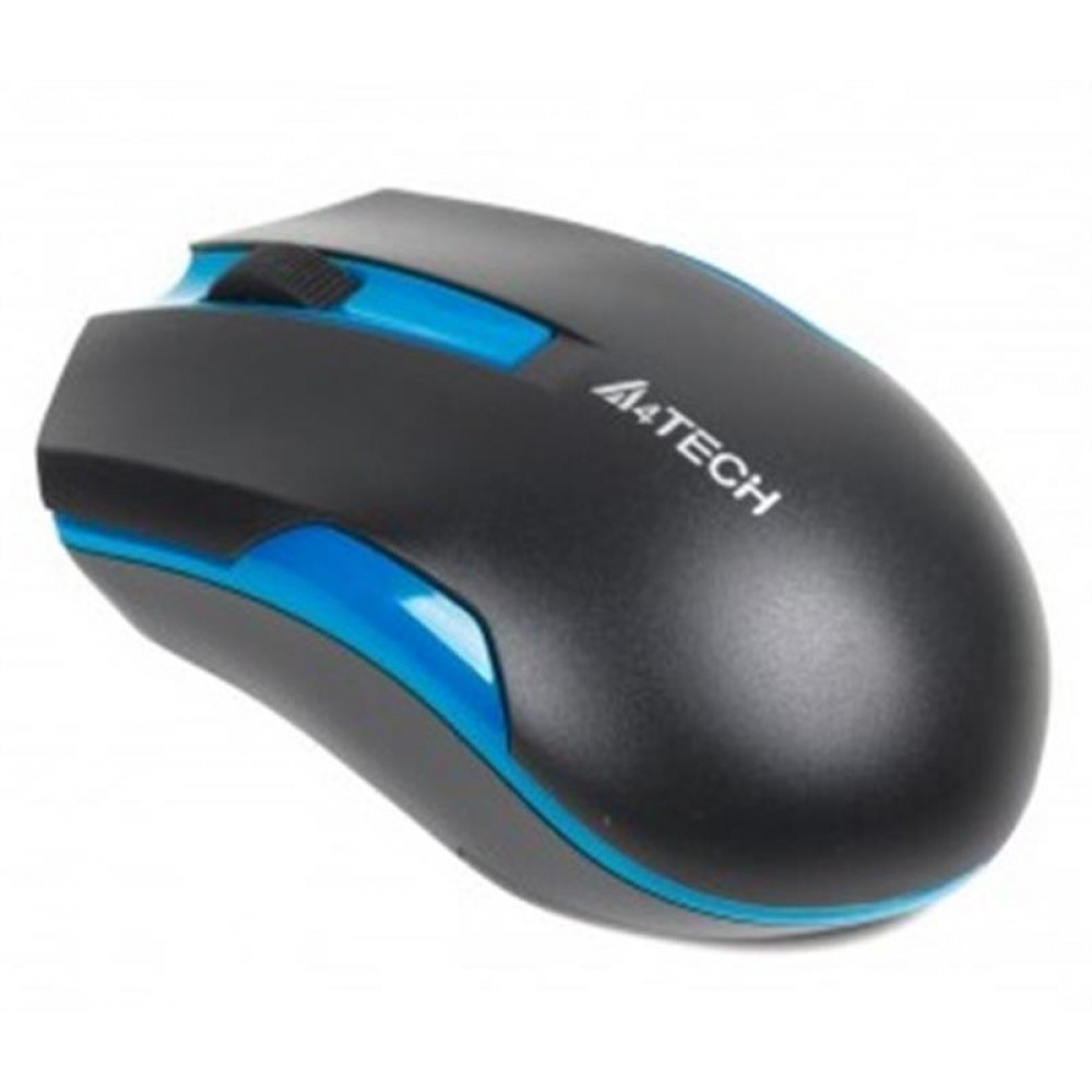 Мышь беспроводная A4Tech G3-200N Black/Blue USB V-Track