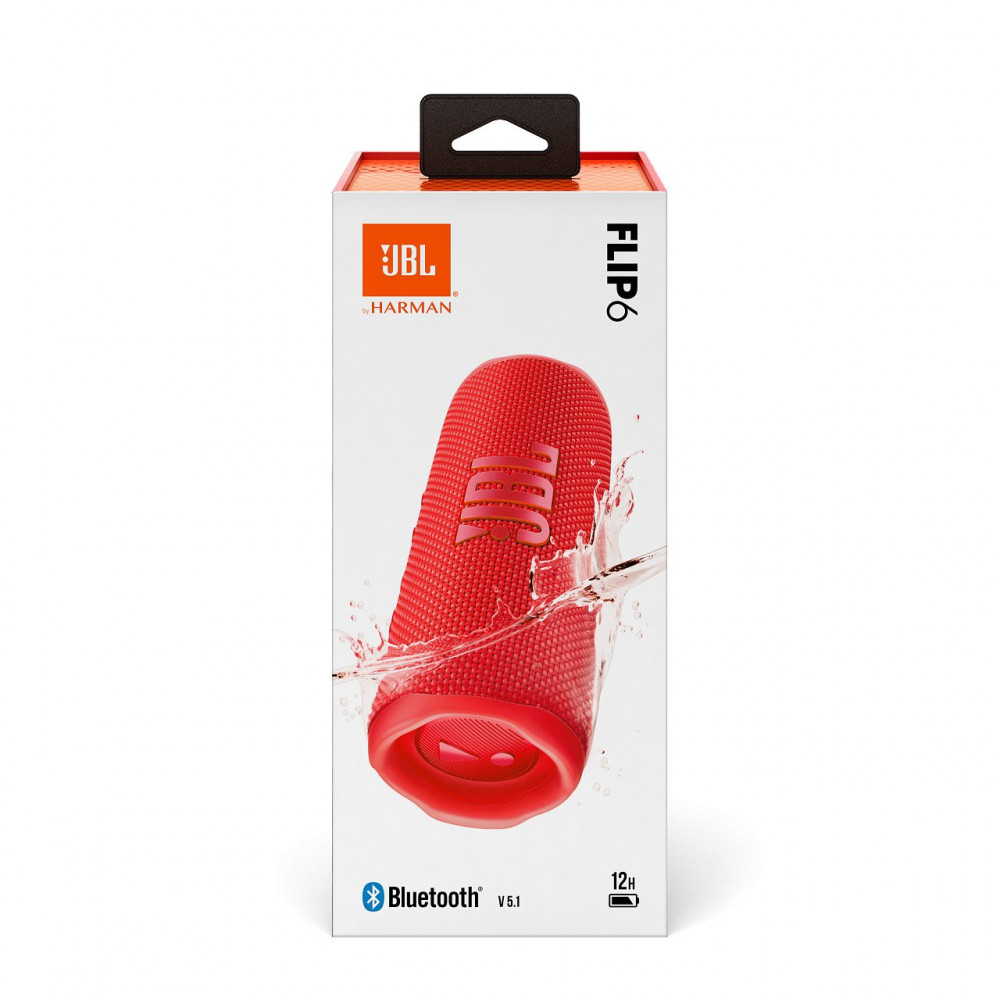 Акустическая система JBL Flip 6 Red (JBLFLIP6RED)