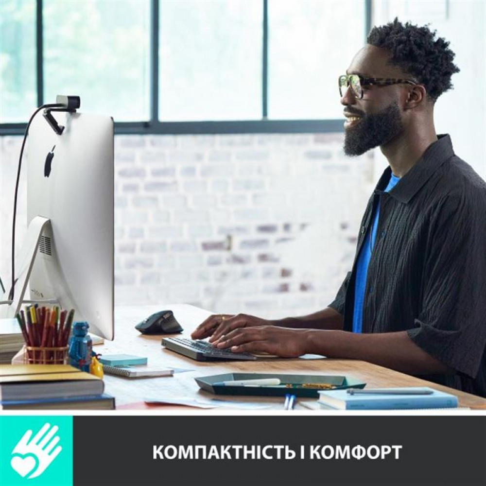 Клавиатура беспроводная Logitech MX Keys Mini Wireless Illuminated RU Pale Gray (920-010499)
