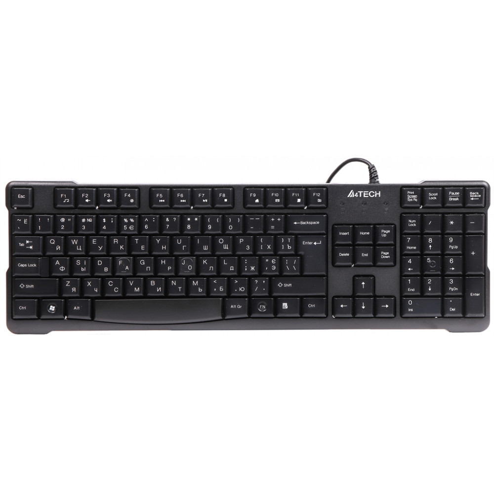 Клавиатура A4Tech KR-750 Ukr Black