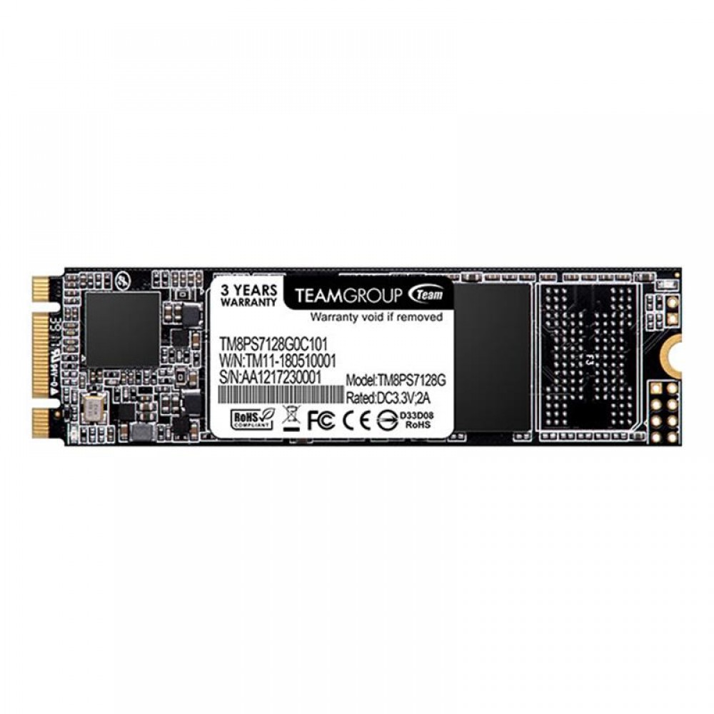 Накопитель SSD 128GB Team MS30 M.2 2280 SATAIII TLC (TM8PS7128G0C101)-
