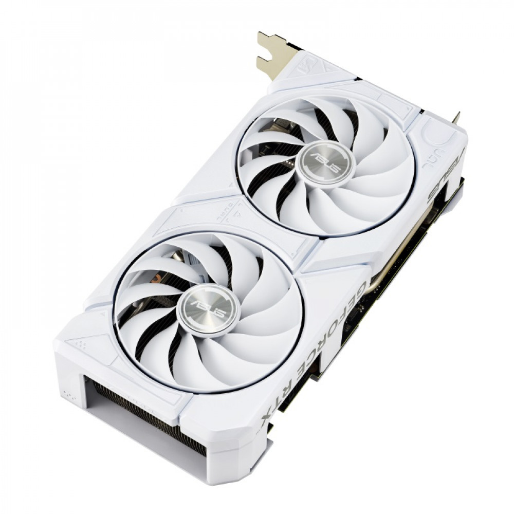 Видеокарта GF RTX 4070 Super 12GB GDDR6X Dual EVO White OC Asus (DUAL-RTX4070S-O12G-EVO-WHITE)