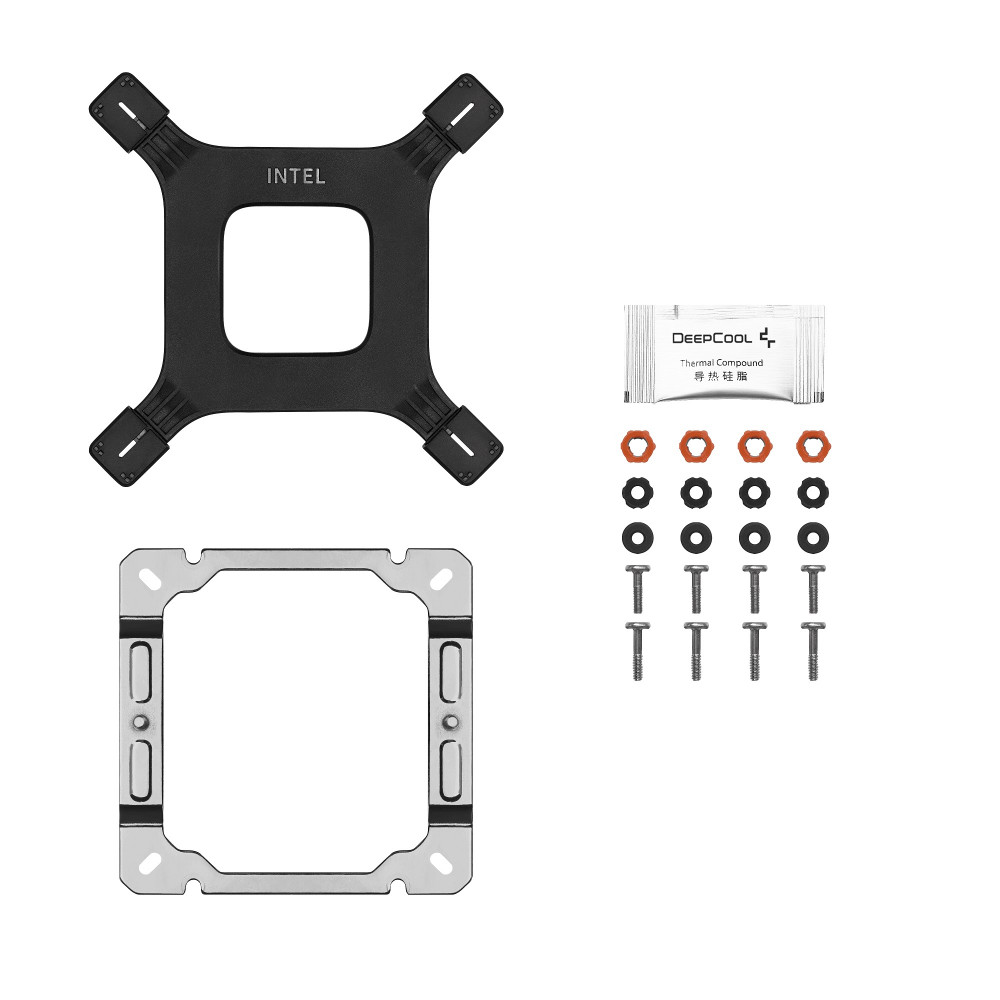 Процессорный кулер DeepCool AG400 Digital WH ARGB (R-AG400-WHADMN-G-1)