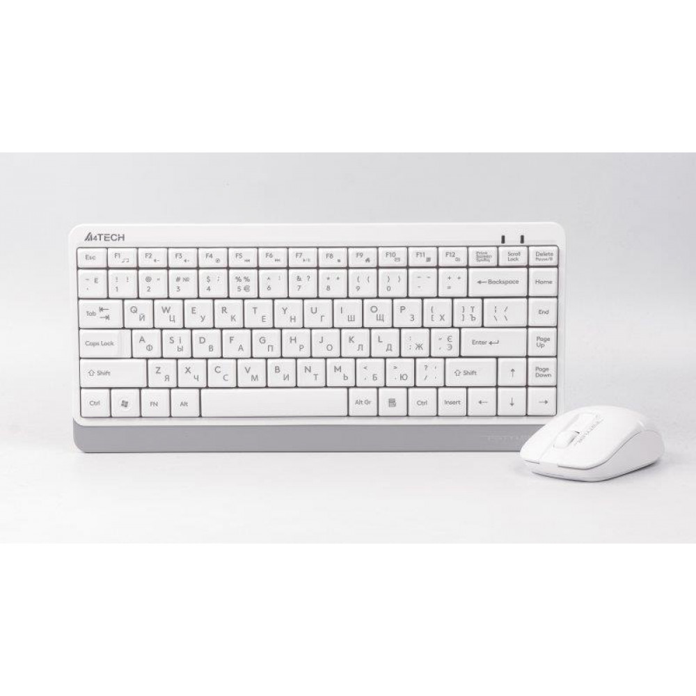 Комплект (клавиатура, мышка) беспроводной A4Tech FG1112S White USB