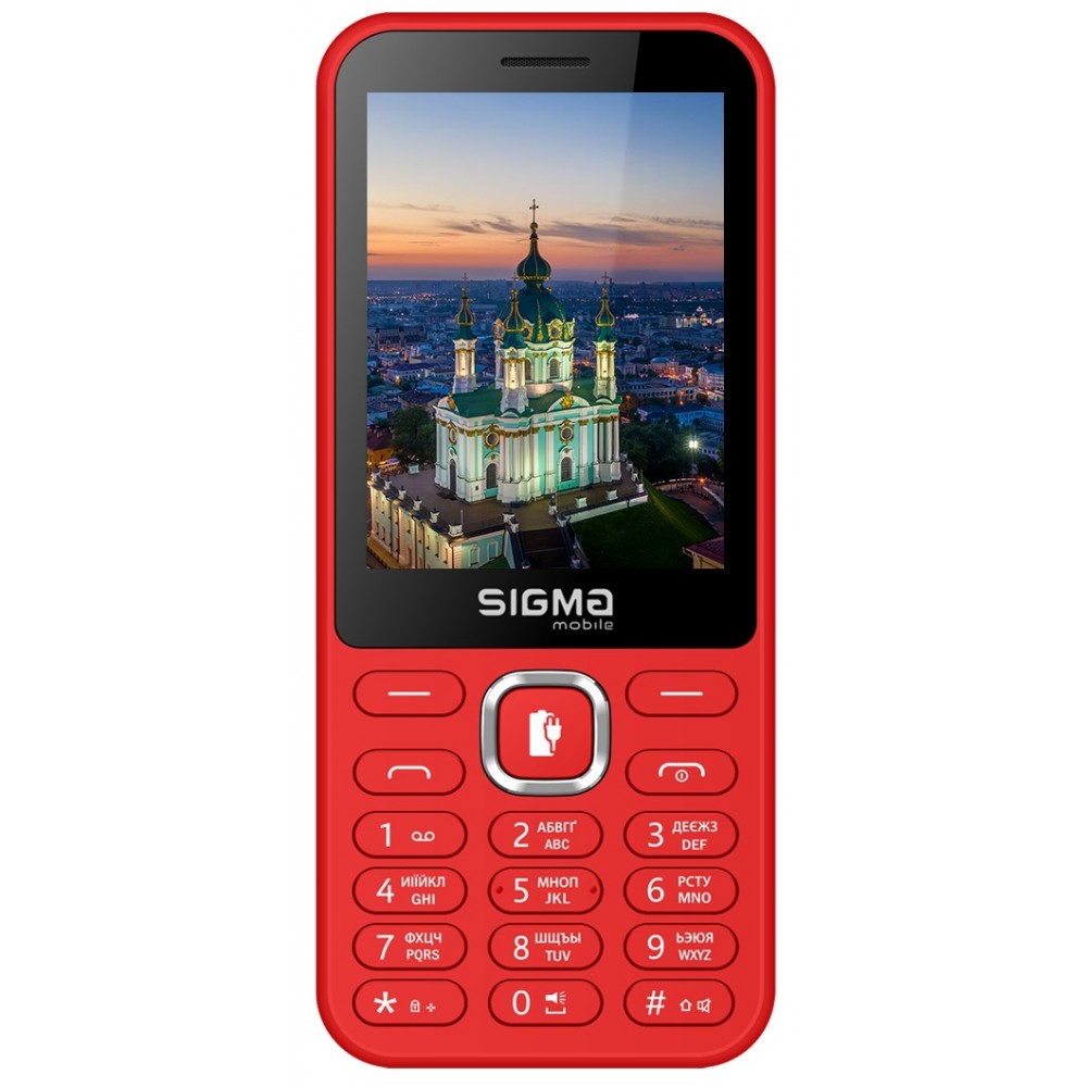 Мобiльний телефон Sigma mobile X-style 31 Power Type-C Dual Sim Red