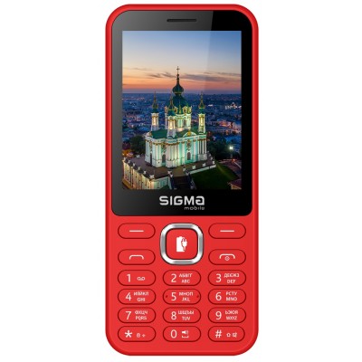 Мобiльний телефон Sigma mobile X-style 31 Power Type-C Dual Sim Red