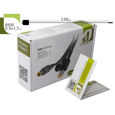 Блок живлення 1StCharger для ноутбука Acer 19V 90W 4.74A 5.5x1.7мм Wall Mount (WM1ST19V90W5517)