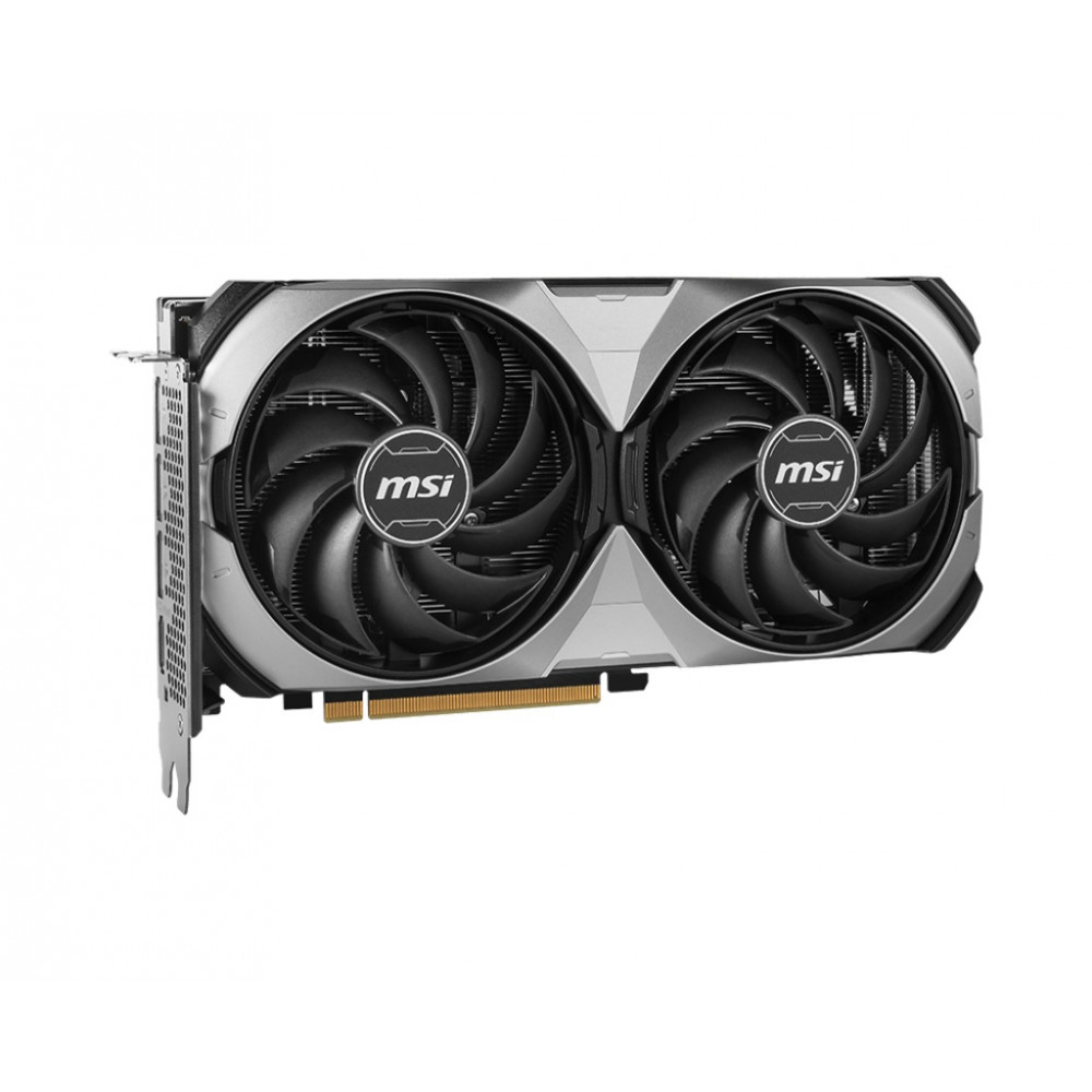 Видеокарта GF RTX 4070 12GB GDDR6 Ventus 2X E1 OC MSI (GeForce RTX 4070 VENTUS 2X E1 12G OC)