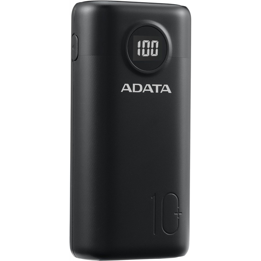 Универсальная мобильная батарея A-DATA P10000QCD 10000mAh Black (AP10000QCD-DGT-CBK)