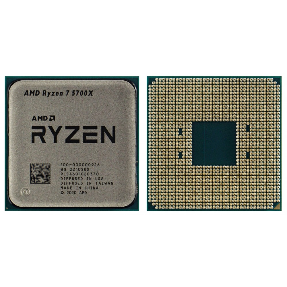 Процесор AMD Ryzen 7 5700X (3.4GHz 32MB 65W AM4) Tray (100-000000926)