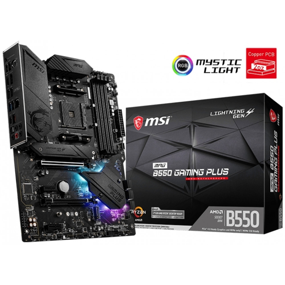 Материнская плата MSI MPG B550 Gaming Plus Socket AM4
