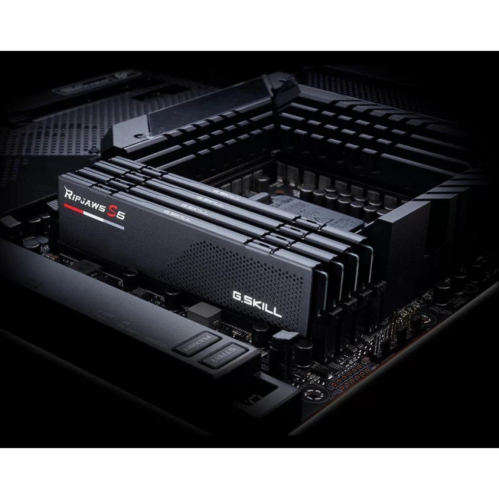 Модуль пам`ятi DDR5 2x32GB/6400 G.Skill Ripjaws S5 Black (F5-6400J3239G32GX2-RS5K)