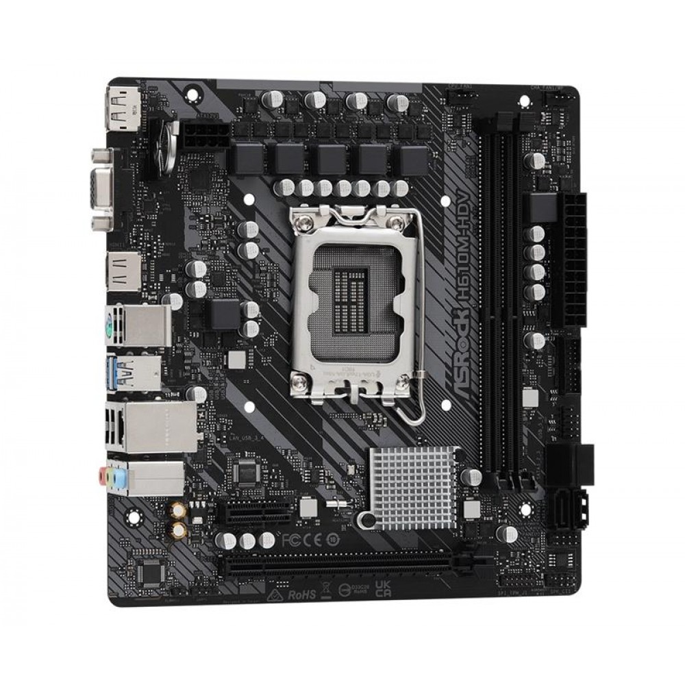 Материнська плата ASRock H610M-HDV Socket 1700