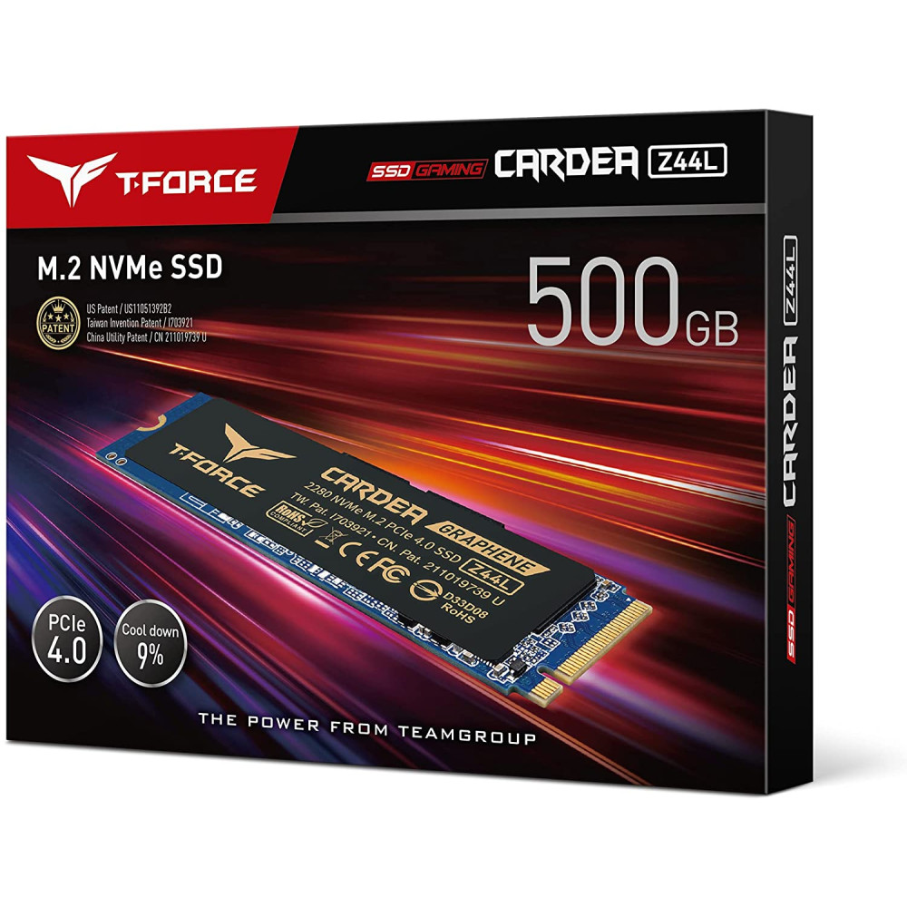 Накопитель SSD 250GB Team Cardea Zero Z44L M.2 2280 PCIe 4.0 x4 NVMe TLC (TM8FPL250G0C127)