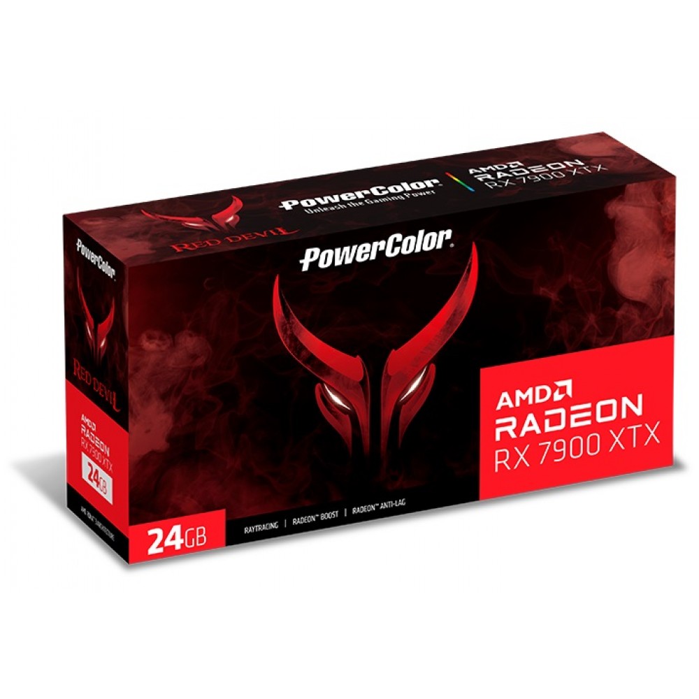 Видеокарта AMD Radeon RX 7900 XTX 24GB GDDR6 Red Devil PowerColor (RX 7900 XTX 24G-E/OC)