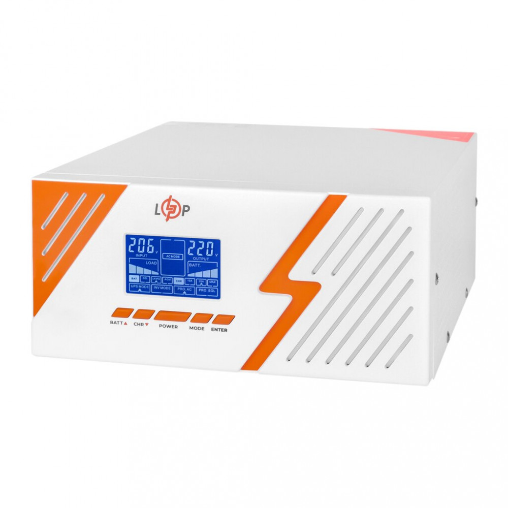 Источник бесперебойного питания LogicPower LPM-PSW-1500VA (1050 Вт) White