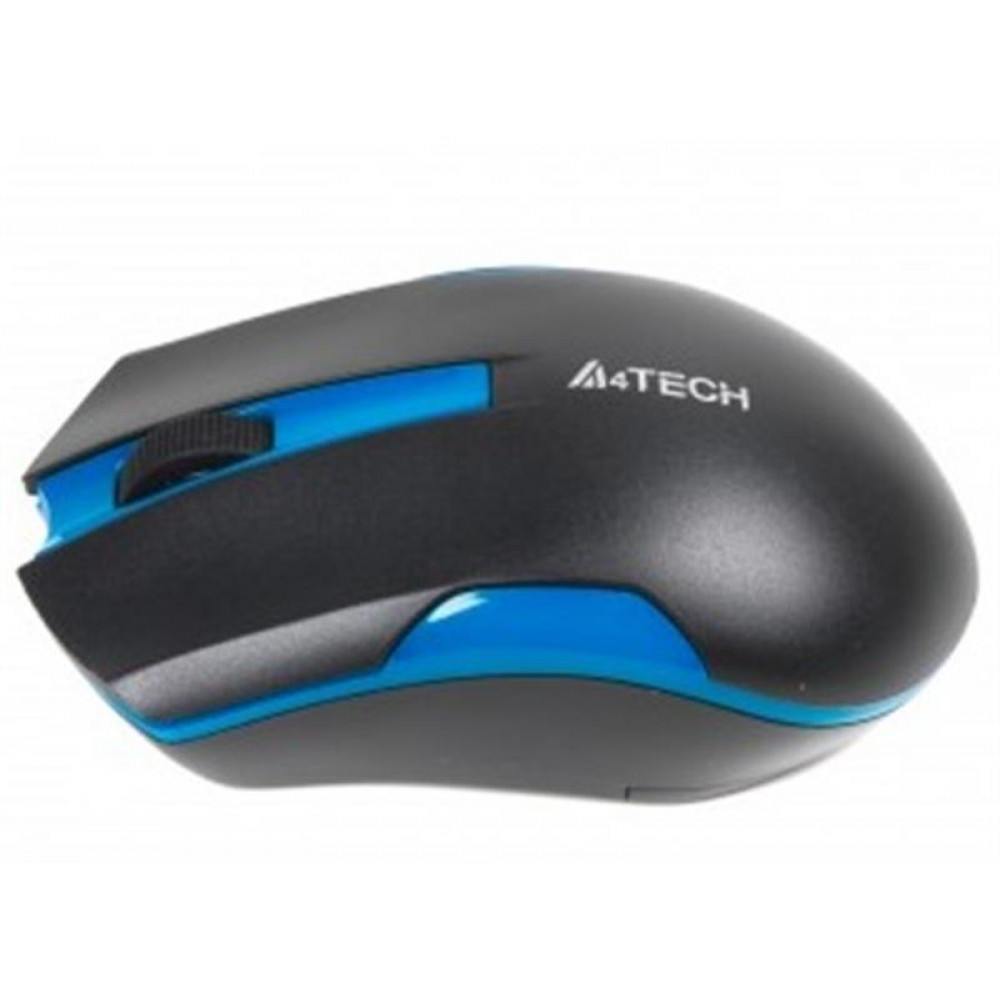 Мышь беспроводная A4Tech G3-200N Black/Blue USB V-Track