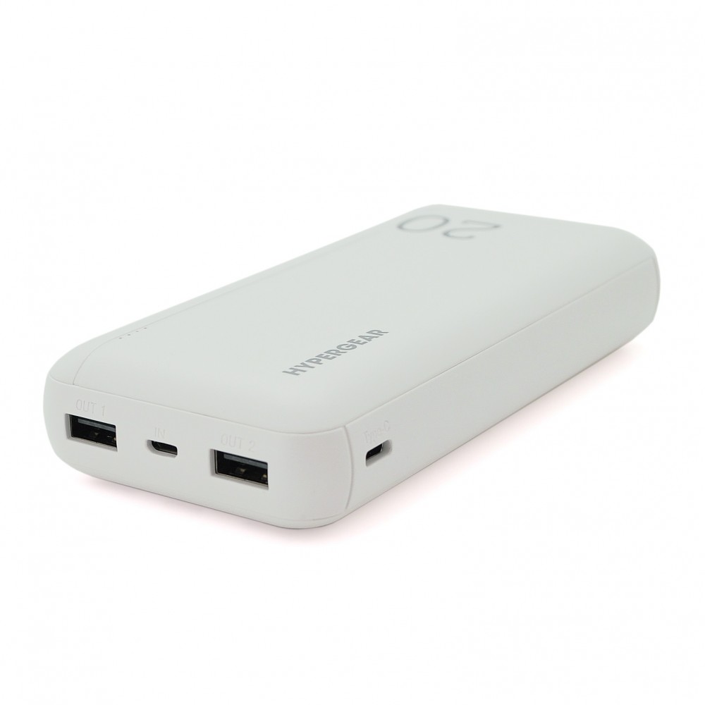 Power Bank Hypergear 20000mAh Fast Charge White (Hypergear-15460/29509)