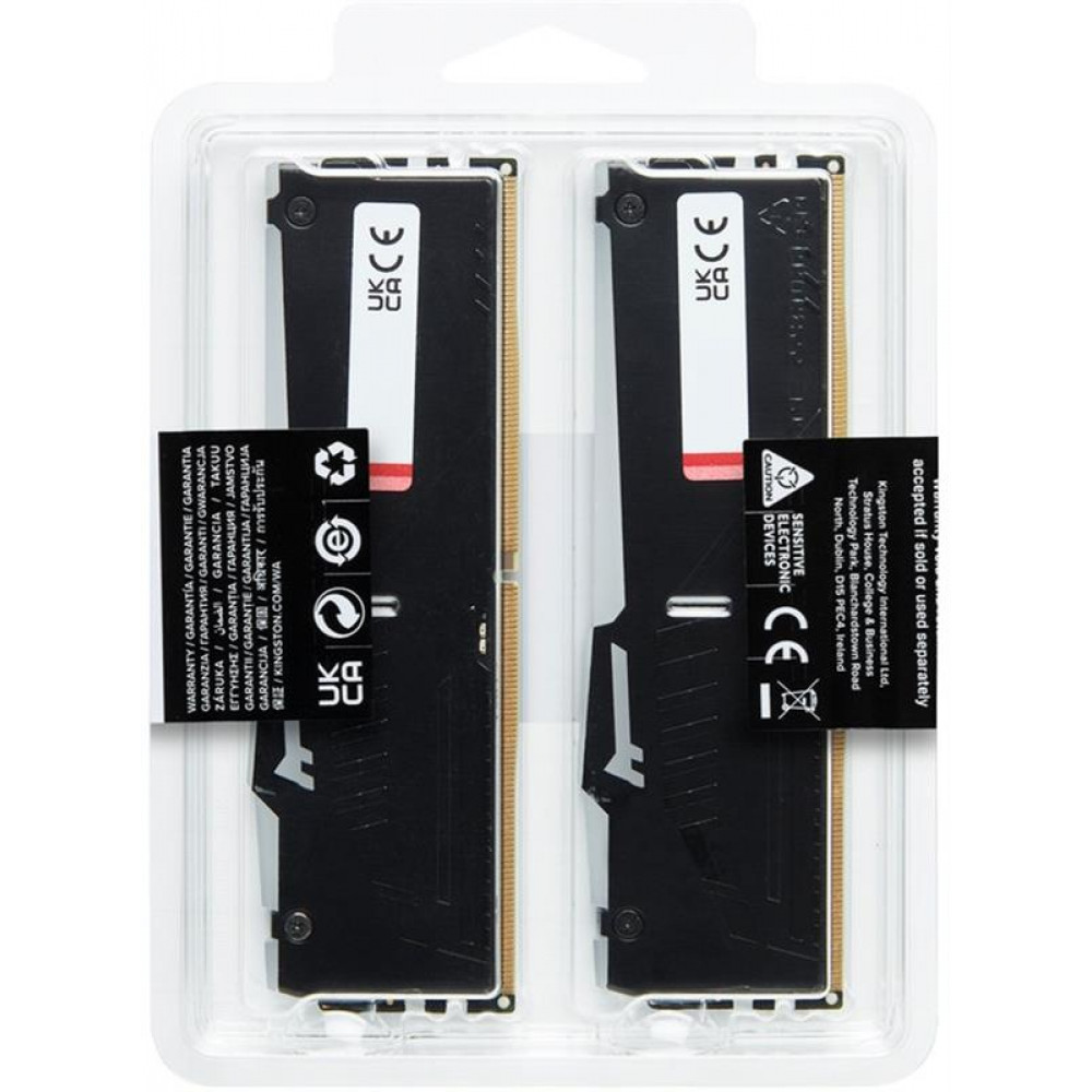 Модуль памяти DDR5 2x8GB/5200 Kingston Fury Beast RGB Black (KF552C36BBEAK2-16)