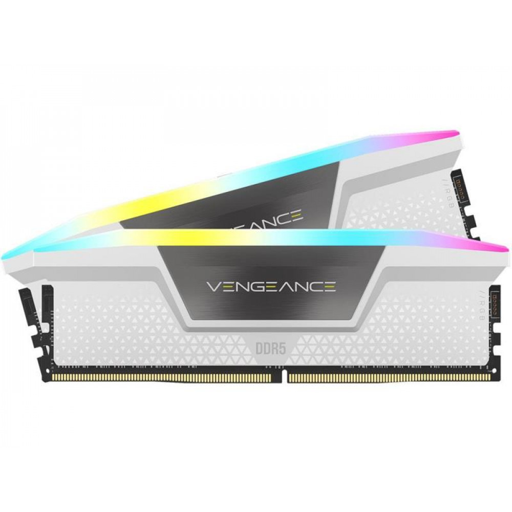 Модуль памяти DDR5 2x16GB/5600 Corsair Vengeance RGB White (CMH32GX5M2B5600C40W)