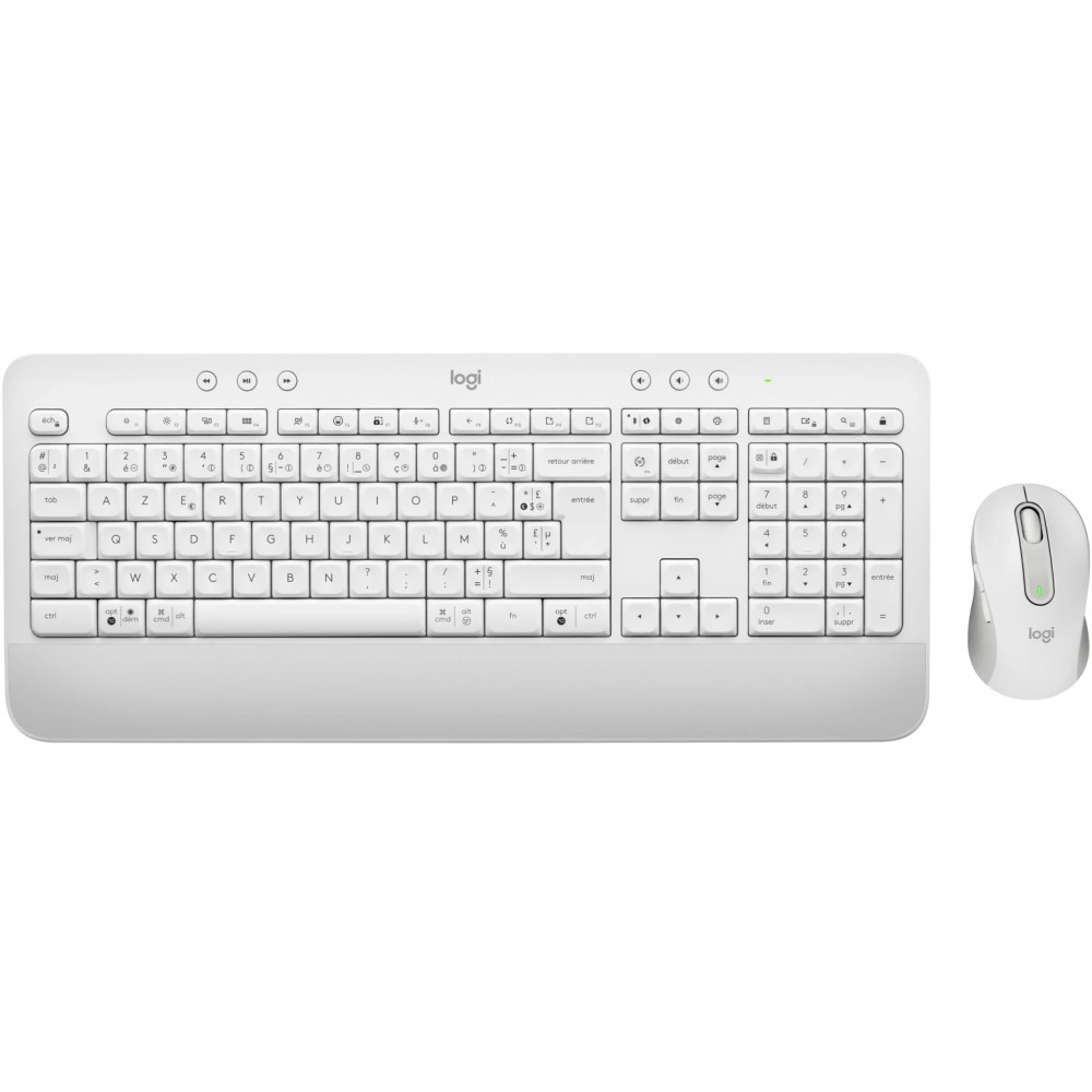 Комплект (клавіатура, мишка) бездротовий Logitech MK650 Combo for Business White (920-011032)