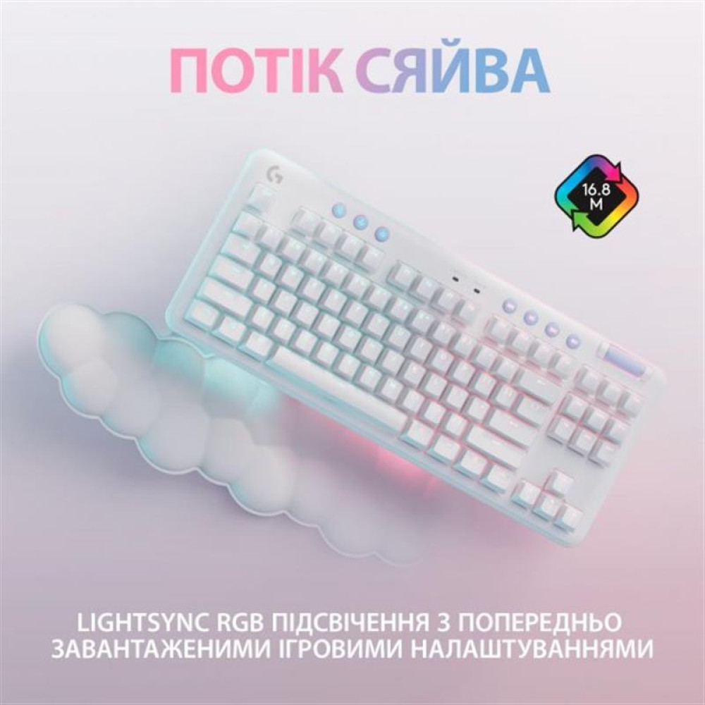 Клавиатура беспроводная Logitech G715 Tactile White (920-010465)