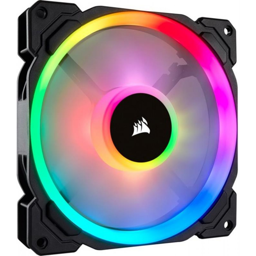 Вентилятор Corsair LL140 RGB Twin Pack (CO-9050074-WW), 140x140x25мм, 4-pin, черный