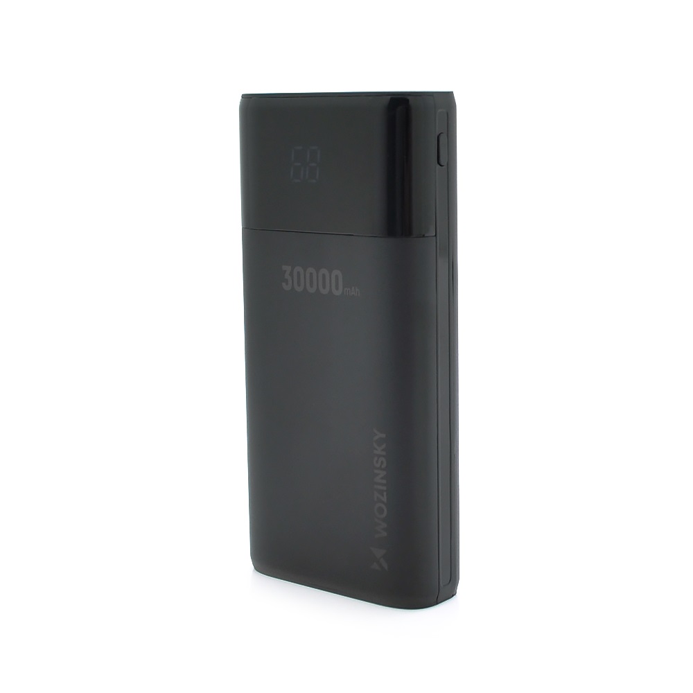 Power Bank Wozinsky WPB-001BK Bipow 30000mAh Black (WPB-001BK/28829)