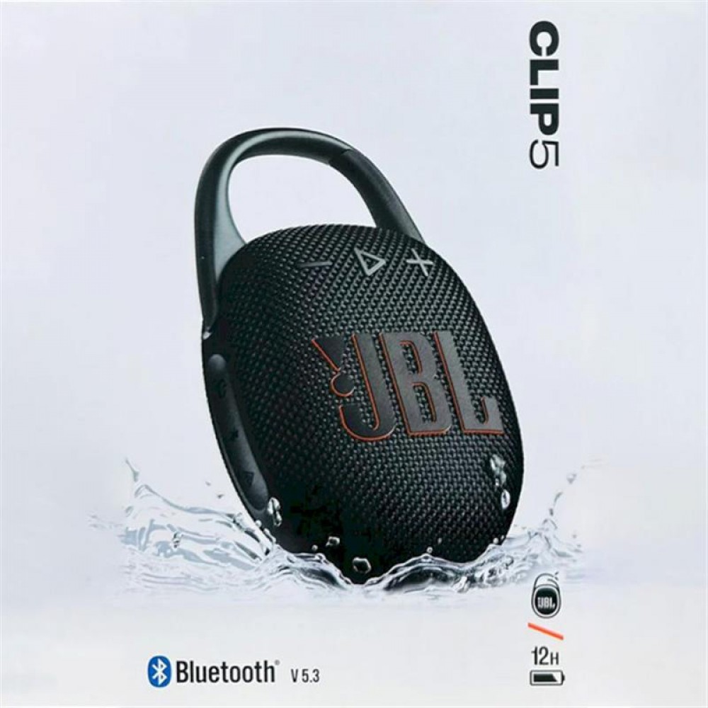 Акустическая система JBL Clip 5 Black (JBLCLIP5BLK)