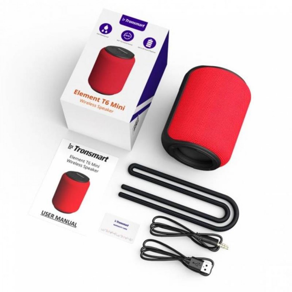 Акустична система Tronsmart Element T6 Mini Red (366158)