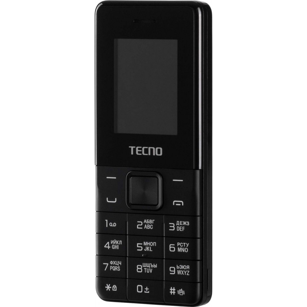 Мобiльний телефон Tecno T301 Dual Sim Phantom Black (4895180778674)