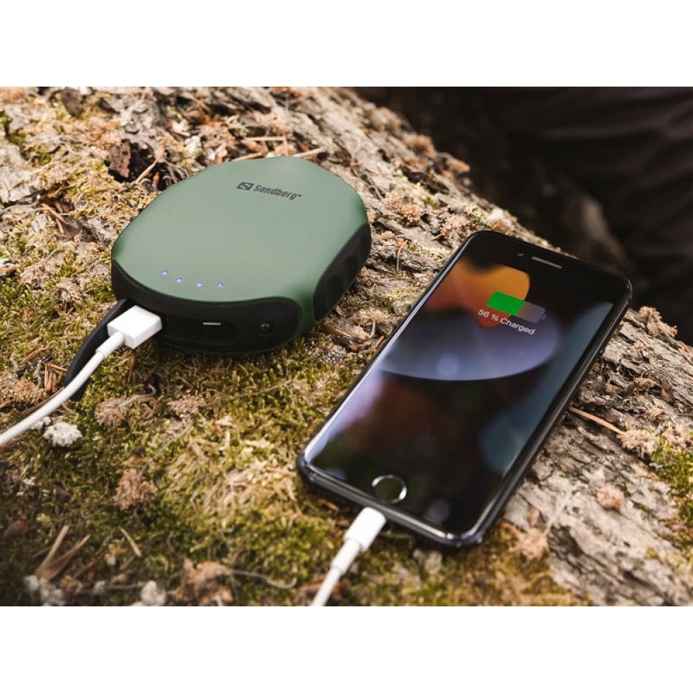 Универсальная мобильная батарея Sandberg Survivor Powerbank 10000mAh Green (420-60)