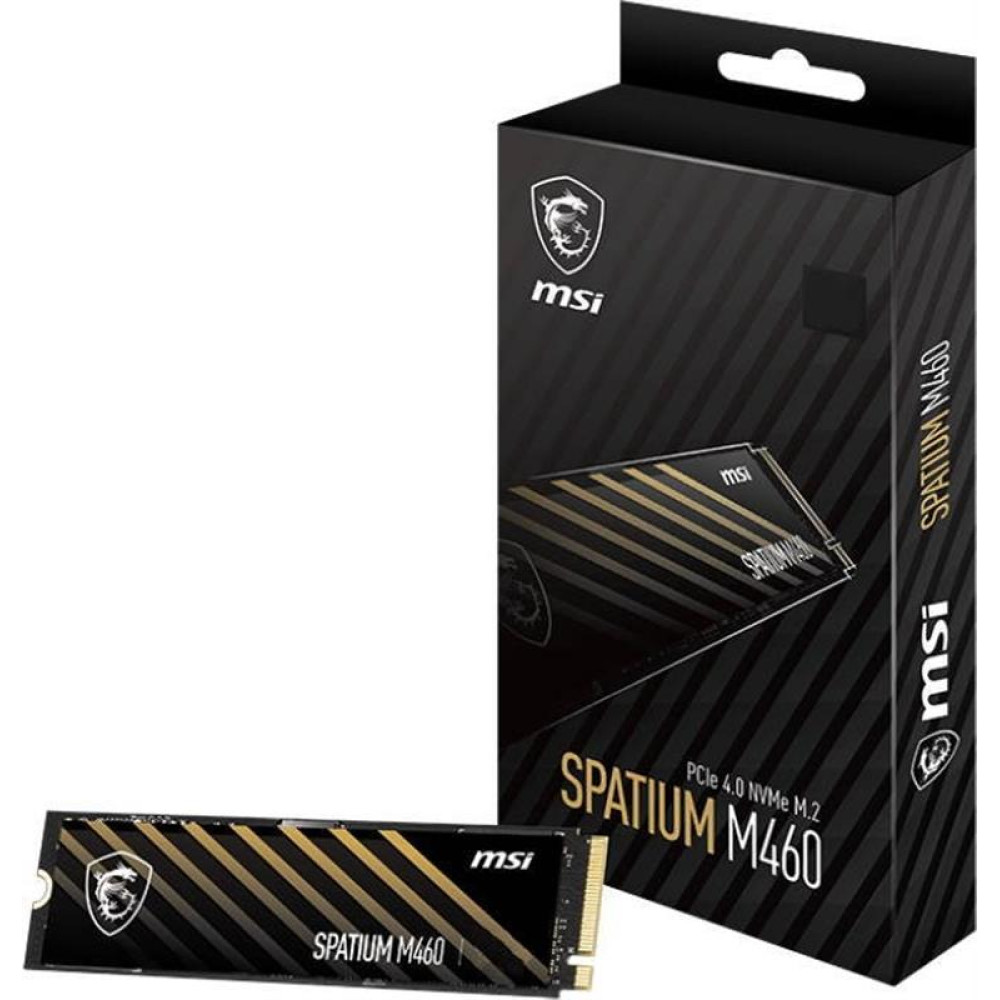 Накопитель SSD 1TB MSI Spatium M460 M.2 2280 PCIe 4.0 x4 NVMe 3D NAND TLC (S78-440L930-P83)