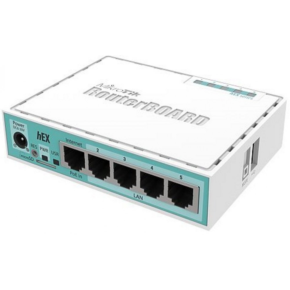 Маршрутизатор MikroTik hEX (RB750Gr3)