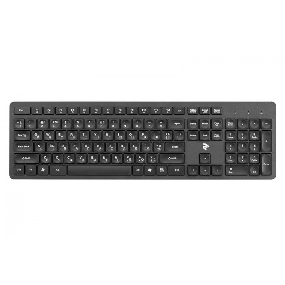 Комплект (клавіатура, мишка) бездротовий 2E MK420 (2E-MK420WB) Black