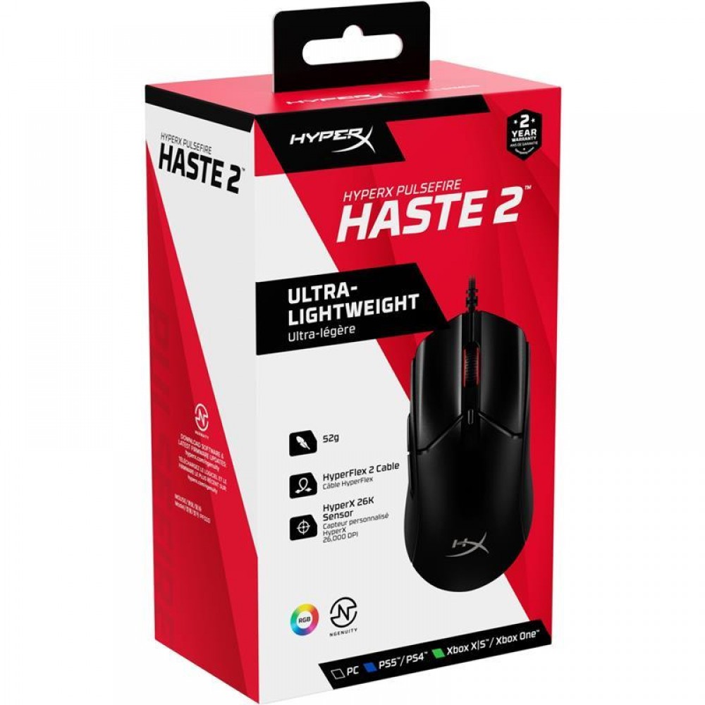 Мышь HyperX Pulsefire Haste 2 Black (6N0A7AA)