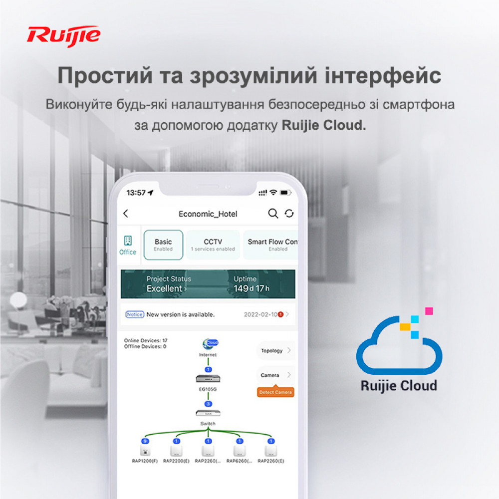 Маршрутизатор Ruijie Reyee RG-EG105G V2