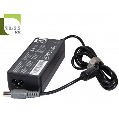 Адаптер питания 1StCharger для ноутбука Lenovo 20V 90W 4.5A 7.9x5.5 (AC1STLE90WD)