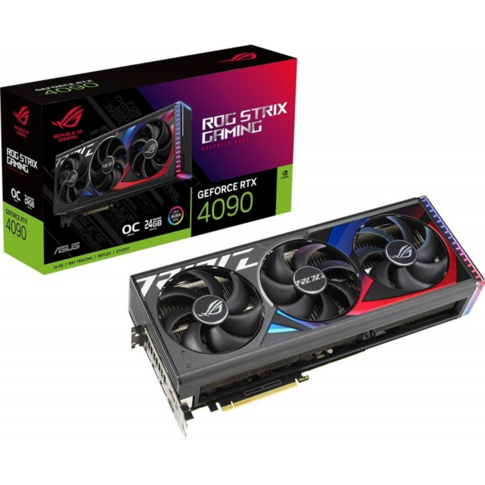 Відеокарта GF RTX 4090 24GB GDDR6X ROG Strix Gaming OC Asus (ROG-STRIX-RTX4090-O24G-GAMING)