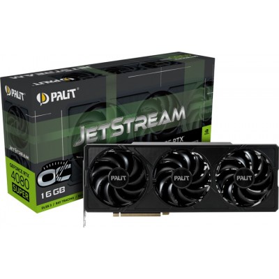 Відеокарта GF RTX 4080 Super 16GB GDDR6X JetStream OC Palit (NED408SS19T2-1032J)