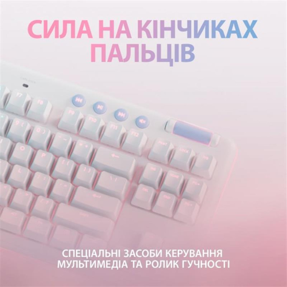Клавиатура беспроводная Logitech G715 Tactile White (920-010465)