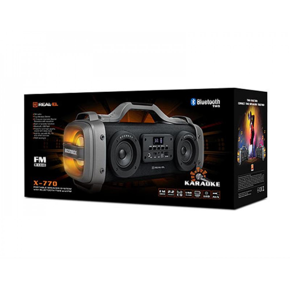 Акустическая система REAL-EL X-770 Black