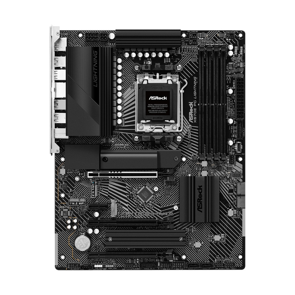 Материнская плата ASRock X670E PG LIGHTNING Socket AM5