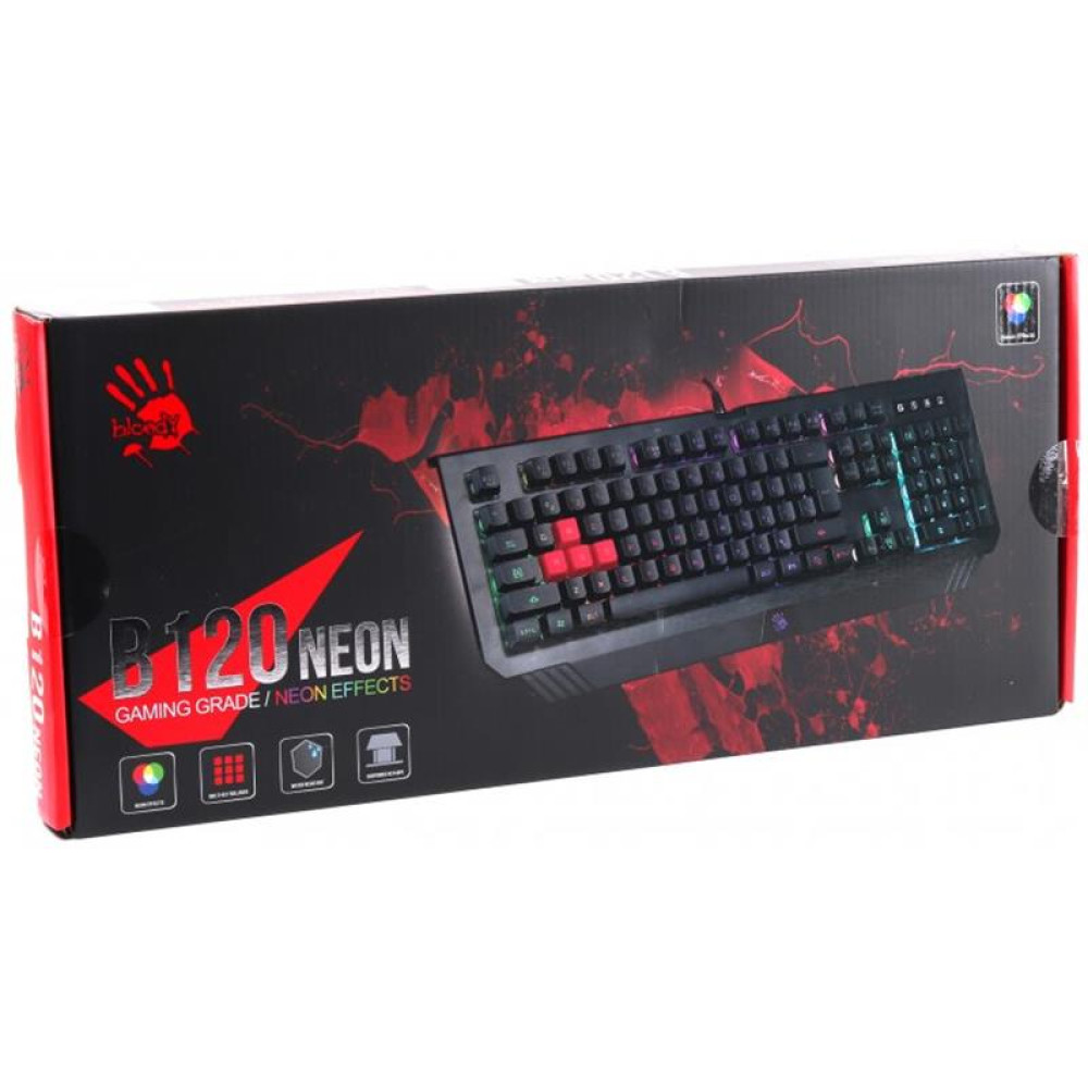 Клавиатура A4Tech Bloody B120N Black
