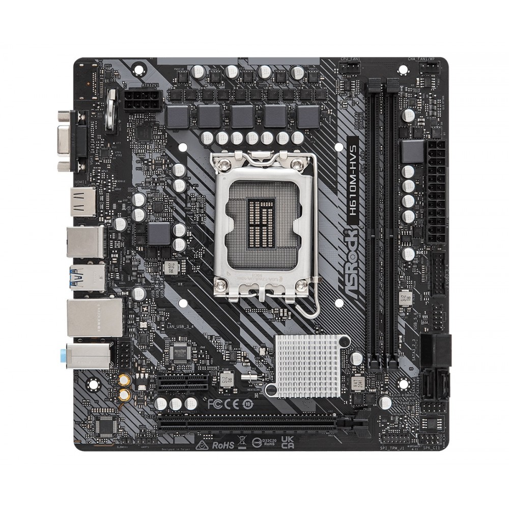 Материнська плата ASRock H610M-HVS Socket 1700