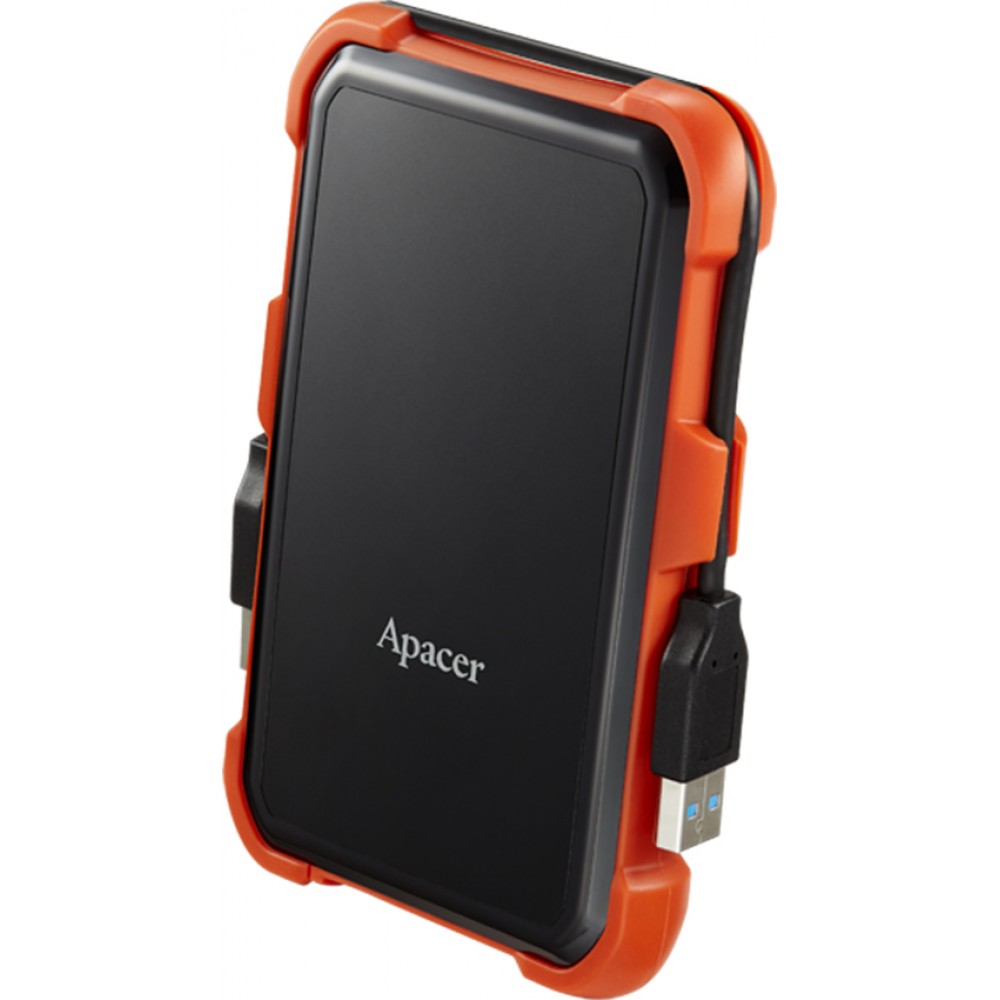 Зовнішній жорсткий диск 2.5" USB 2.0TB Apacer AC630 Black/Orange (AP2TBAC630T-1)