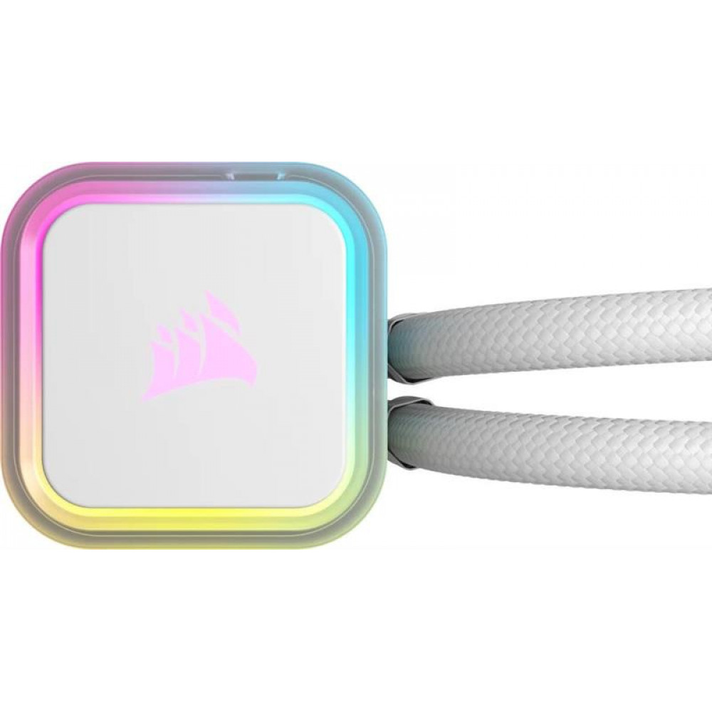 Система водяного охлаждения Corsair iCUE H100i RGB Elite Liquid CPU Cooler White (CW-9060078-WW)