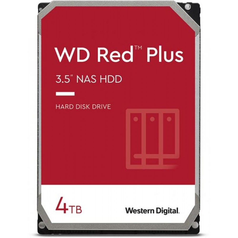 Накопитель HDD SATA 4.0TB WD Red Plus 5400rpm 256MB (WD40EFPX)